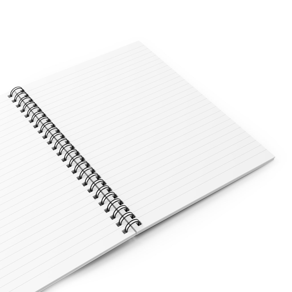 Beach Vibes Spiral Notebook — “saltwater seashells sunshine” Ruled Journal