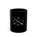 Fish Hunter Black Mug