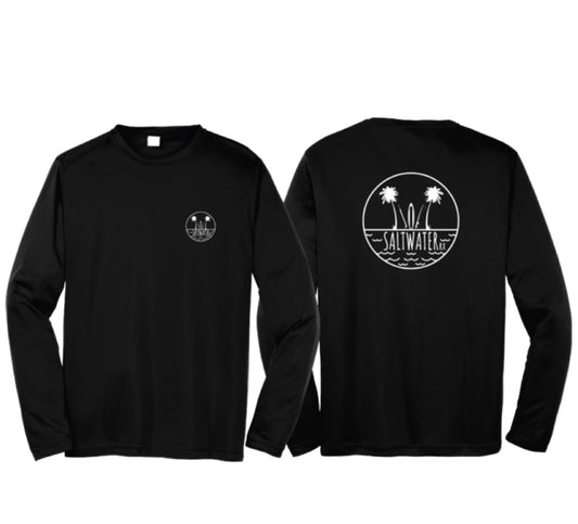 Long Sleeve Black Moisture Wicking Shirt